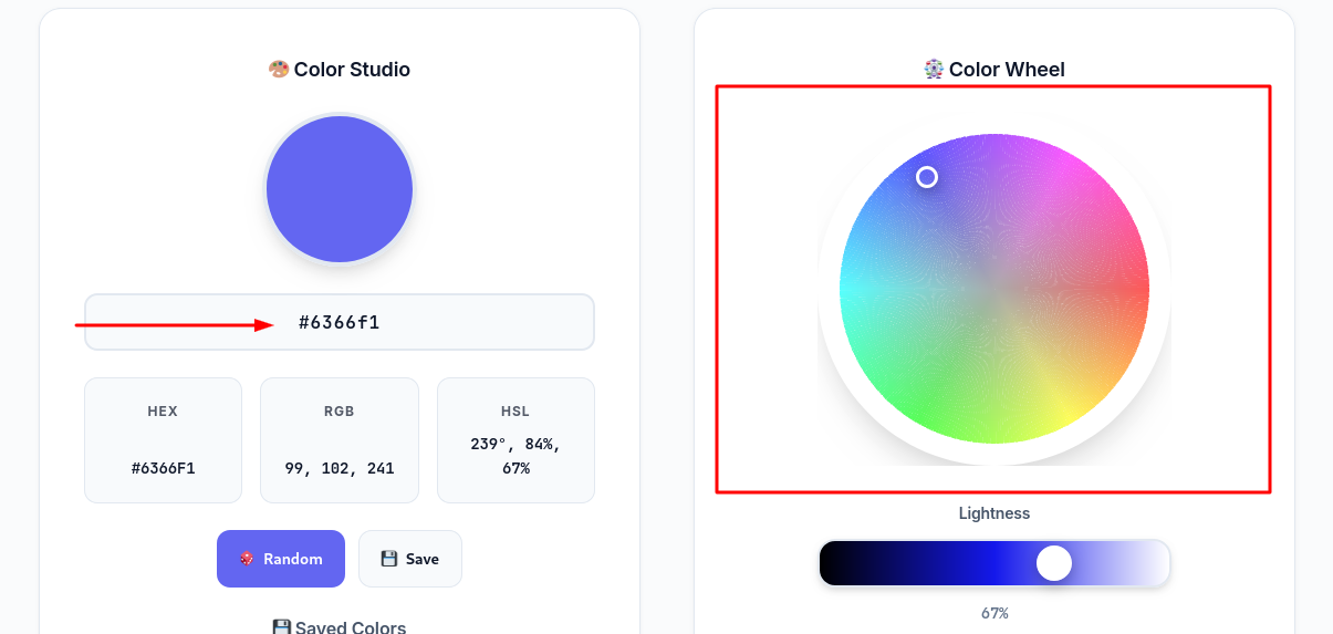 pickmyhue color picker and color input